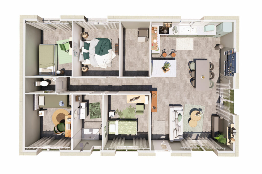 Plan de la maison Familia
