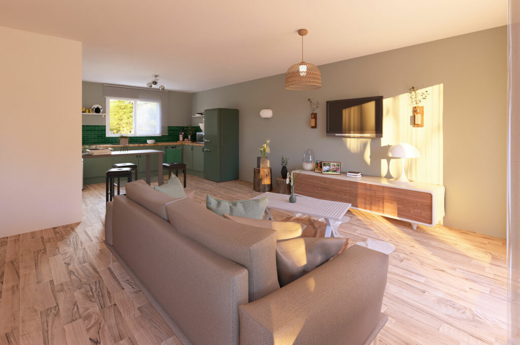 Photo d'intérieur d'une maison Horizon