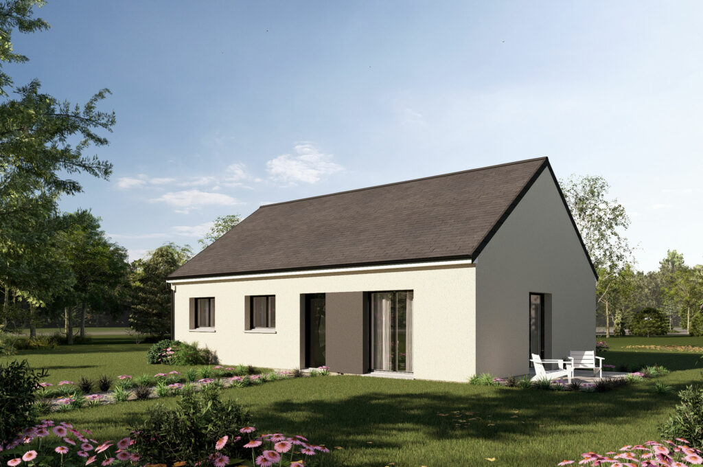 Photo d'extérieur d'une maison Lumière