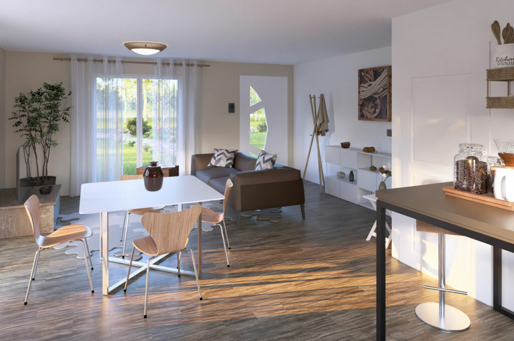 Photo d'intérieur d'une maison Lumière